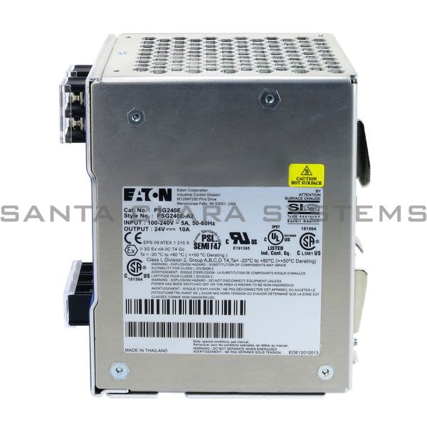 Cutler-Hammer PSG240E Power Supply | 10-AMP 1-Phase | Eaton Product Image