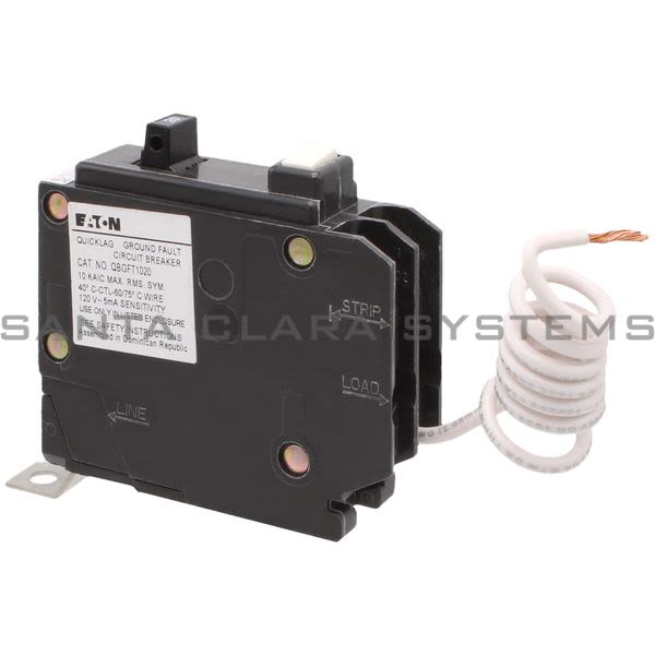 Cutler-Hammer QBGFT1020 Circuit Breaker Ground Fault 20-AMP 1-Pole | Eaton Product Image