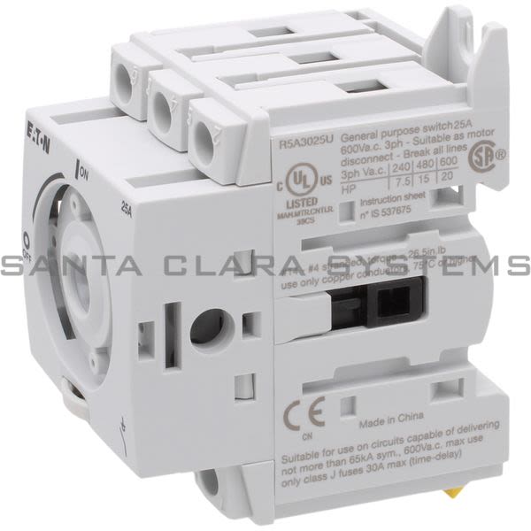 Cutler-Hammer R5A3025U Rotary Disconnect Switch Product Image