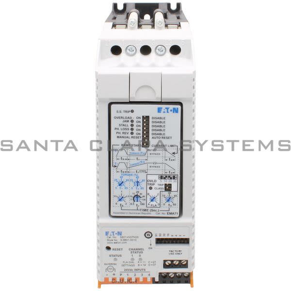 Cutler-Hammer S801-N37N3S Motor Controller 3PH 30HP Soft Start Product Image