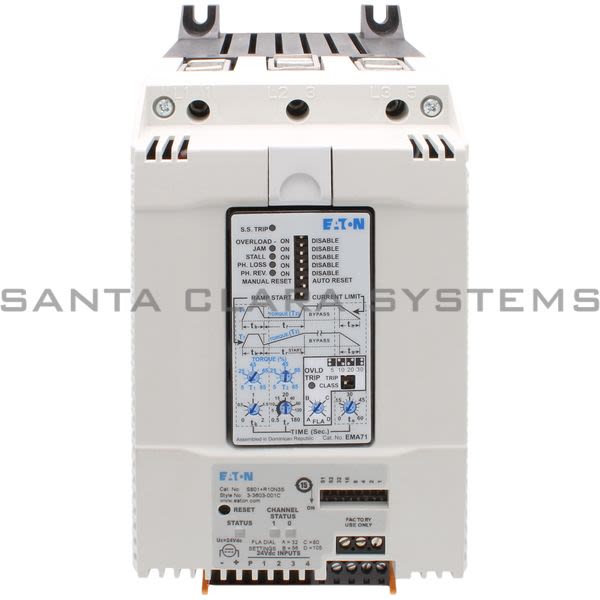 Cutler-Hammer S801-R10N3S Starter 105-AMP 3-Pole W/ Control Interface | Eaton Product Image