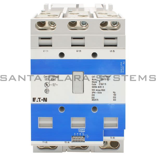 Cutler-Hammer W-201K6CF Contactor Product Image