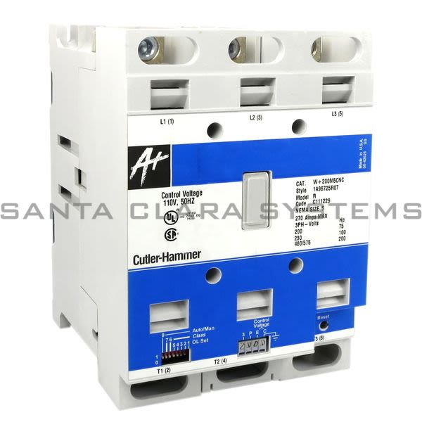 Cutler-Hammer W200M5CNC Non-Reversing Starter | W+200M5CNC Product Image