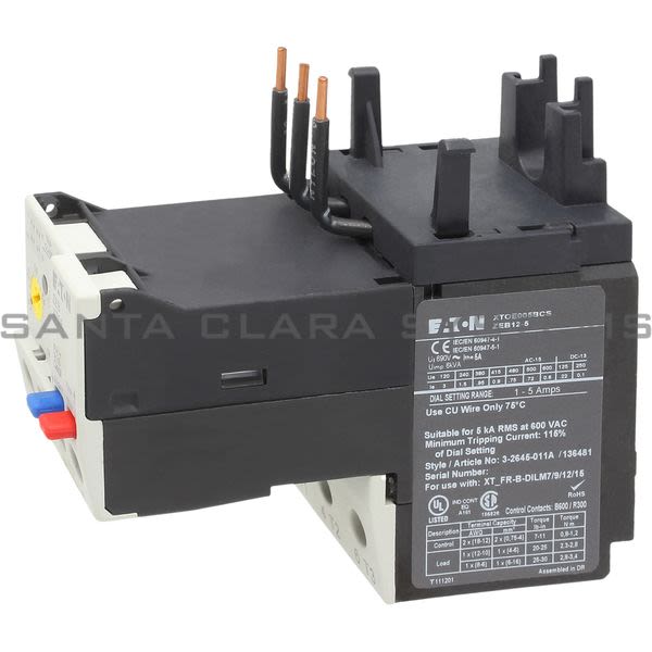 Cutler-Hammer XTOE005BCS Overload Relay Product Image