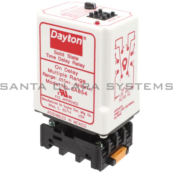 Dayton 6A854  Timing Relay Product Image