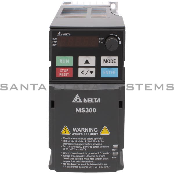 Delta Group Electronics VFD2A5MS11ANSAA STANDARD COMPACT MICRO DRIVE Product Image