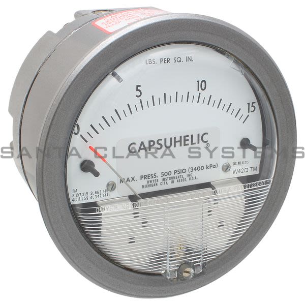 Dwyer 4215 Capsuhelic Differential Pressure Gauge Product Image