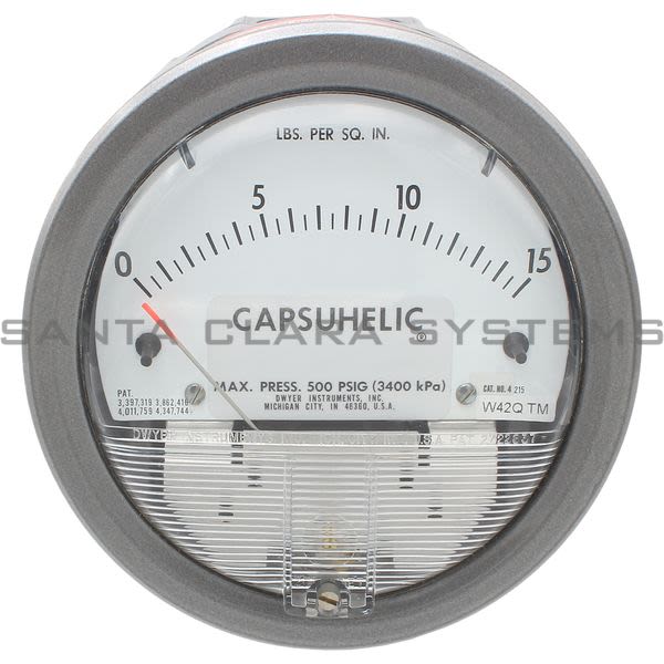 Dwyer 4215 Capsuhelic Differential Pressure Gauge Product Image