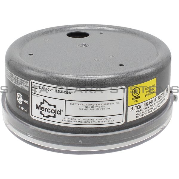 Dwyer DA-7021-153-25S Bourdon Tube Pressure Switch. Product Image