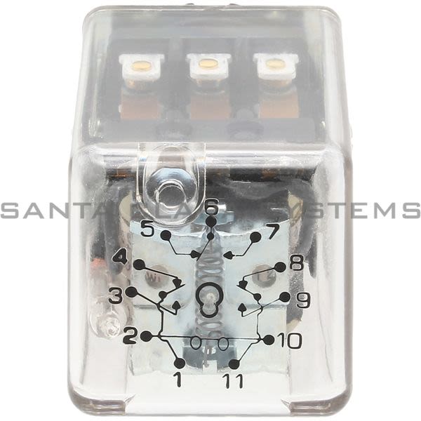 Eagle Signal 22Q3CA120-02 Relay 3Pole 120VAC Round Base Product Image