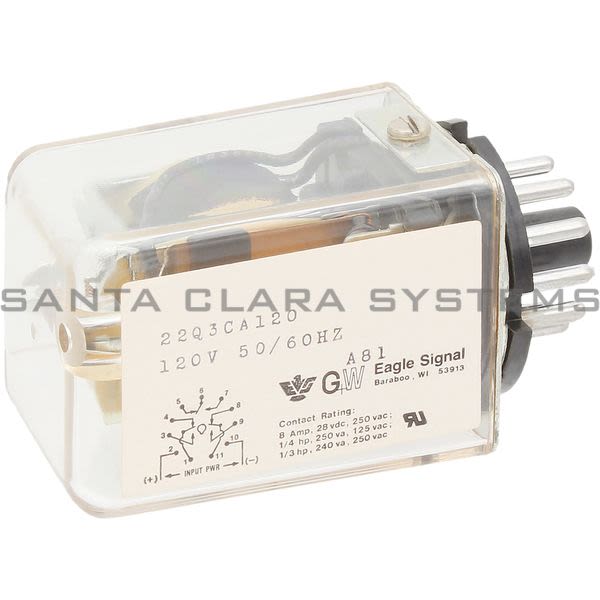 Eagle Signal 22Q3CA120  Base Relay | Danaher Product Image