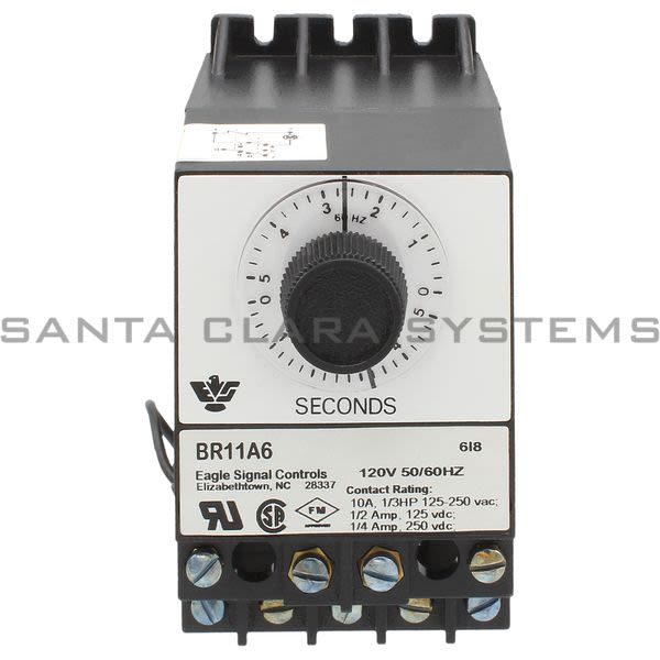 Eagle Signal BR11A6  Timer On Delay Surface Mount 120VAC 5 Sec | Danaher Product Image