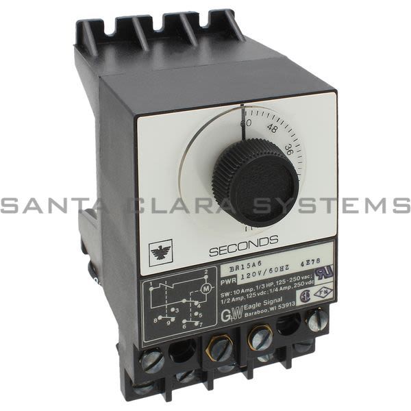 Eagle Signal BR15A6 Reset Timer | Electric Surface Mount 60-Sec | Danaher Product Image