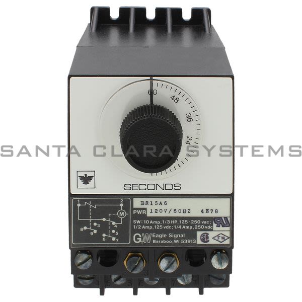 Eagle Signal BR15A6 Reset Timer | Electric Surface Mount 60-Sec | Danaher Product Image