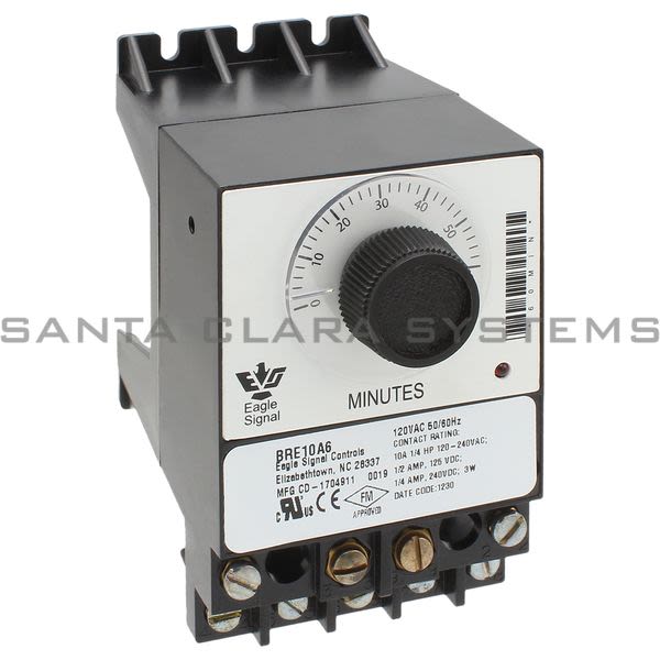 Eagle Signal BRE10A6  Timer | Electronic Reset Surface Mounting | Danaher Product Image
