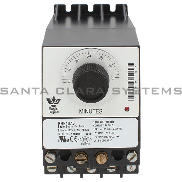 Eagle Signal BRE10A6  Timer | Electronic Reset Surface Mounting | Danaher Product Image