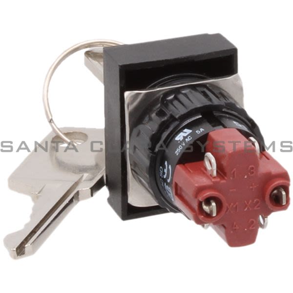 EAO 51-195.025D2 Switch Keylock 2POS DPST 5A 250V Product Image