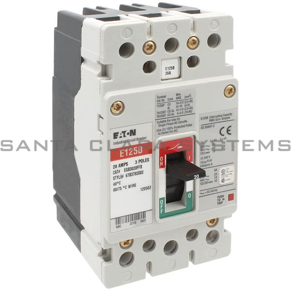 Eaton EGB3020FFB MOLDED CASE CIRCUIT BREAKER Product Image