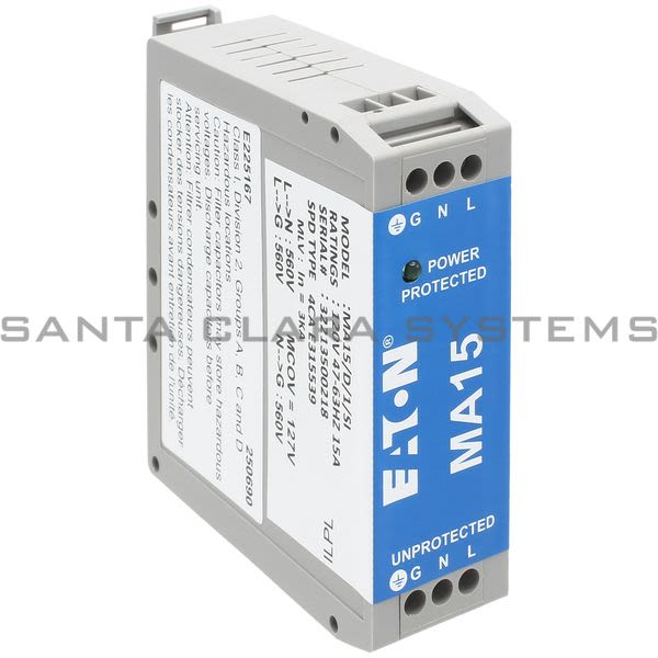 Eaton MA15-D-1-SI Surge Protection Product Image