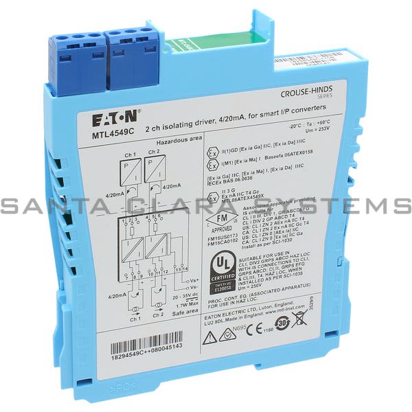 Eaton MTL4549C Isolating Driver Module Product Image