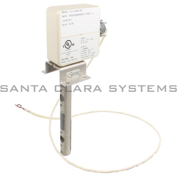 Ebtron ELF-0600-SS Electronic Low Flow Airflow Measurement Station Product Image