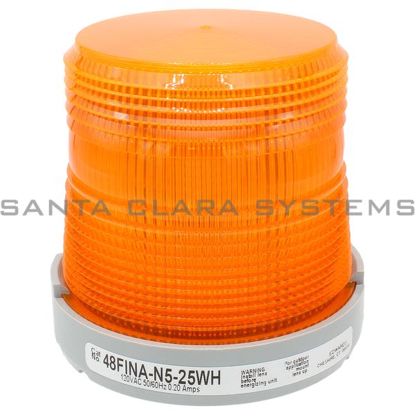 Edwards 48FINA-N5-25WH AdaptaBeacon Flashing Signal Light Product Image
