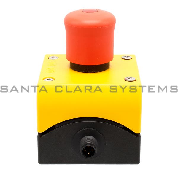 Efector AC010S Illuminated E-STOP with integrated AS-i Connection | E-stop illuminated IP67 Product Image