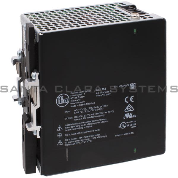 Efector AC1258 Power Supply | PSU-1AC/ASi-8A Product Image