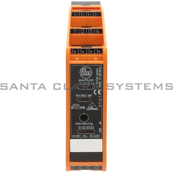 Efector AC2267 AS-Interface Control Module | SmartLine25 4DI 4DO T C AUX Product Image