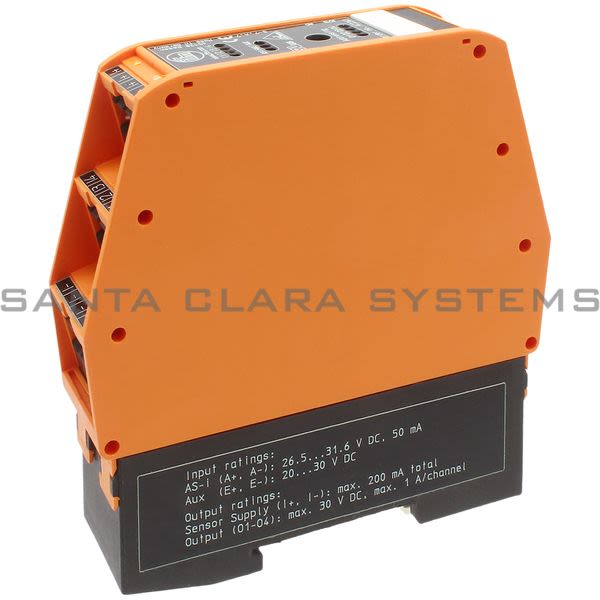 Efector AC2267 AS-Interface Control Module | SmartLine25 4DI 4DO T C AUX Product Image