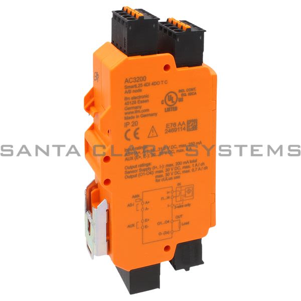 Efector AC3200  AS-Interface Control Cabinet Module | SmartL25 4DI 4DO T C Product Image