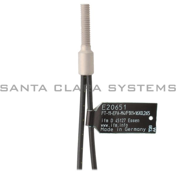 Efector E20651  Fiber Optic Sensor | FT-11-EPA-M4/F1X1+16X0.265/2M Product Image