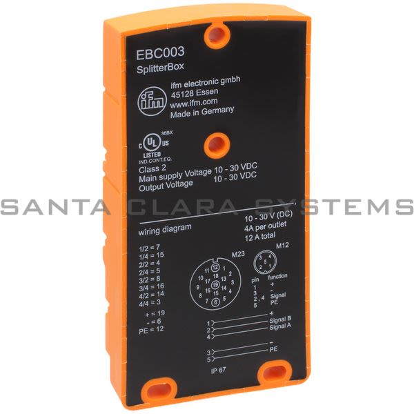 Efector EBC003 Wiring block Product Image