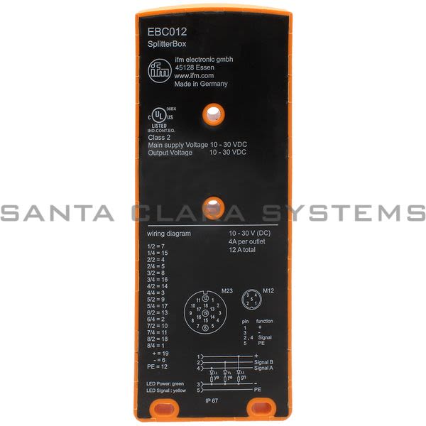 Efector EBC012  Wiring Block | ZDO8H05HMSS0000-00STAK190MSS Product Image