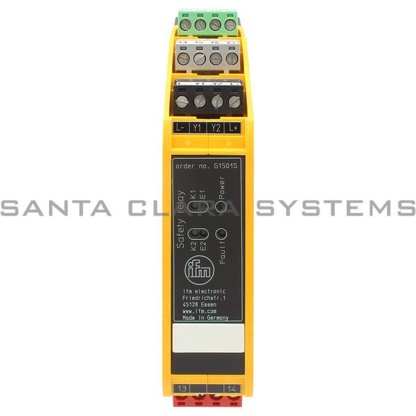 Efector G1501S Safety Relay | Safety switch gear Product Image