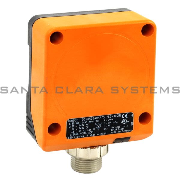 Efector ID0038  Inductive Sensor | IDC2050BARKA/SL/LS-300BL Product Image