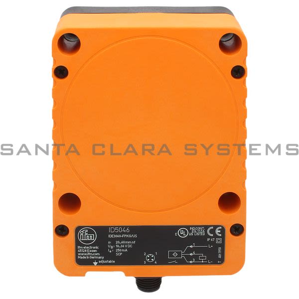 Efector ID5046  Inductive Sensor | IDE3060-FPKG/US-100-DPS Product Image