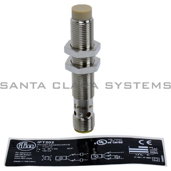 Efector IFT202 Inductive Sensor | IFKC007-ASKG/M/V4A/US-104-DRS Product Image