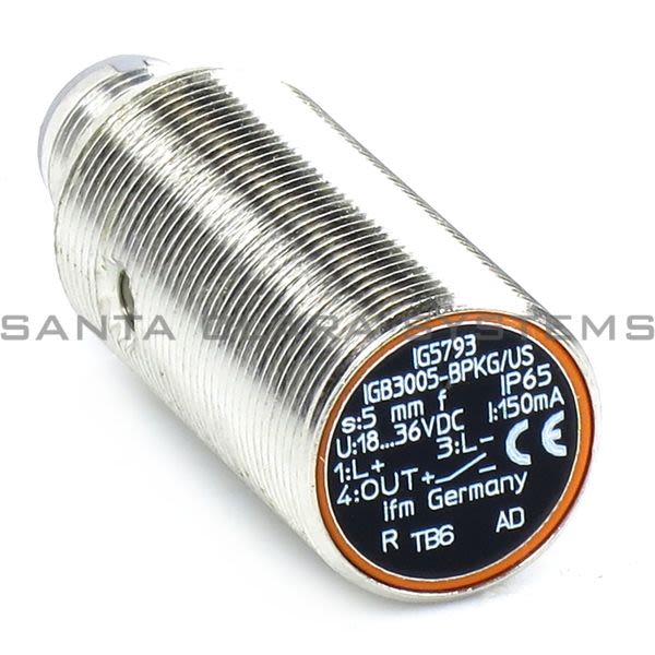 Efector IG5793 Inductive Sensor | IGB3005-BPKG/US-100-DPS RT Product Image