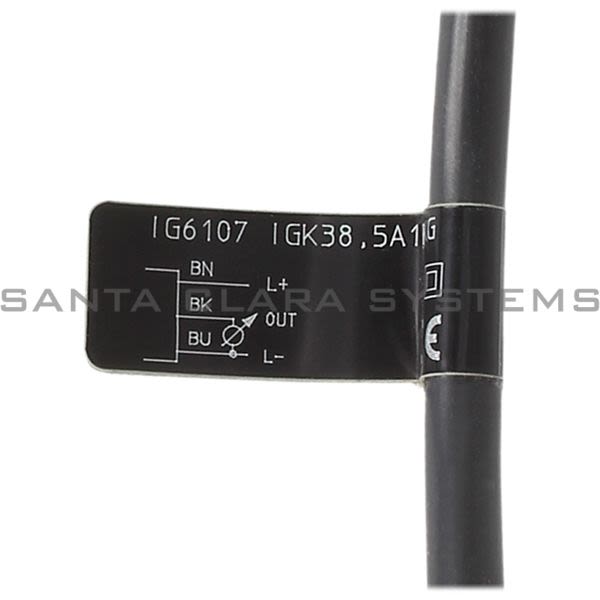 Efector IG6107 Inductive Proximity Sensor | IGK38.5A1PKG/0.48M Product Image