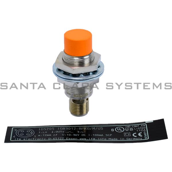 Efector IGS205 Inductive Sensor | IGB3012-BPKG/US-104 Product Image