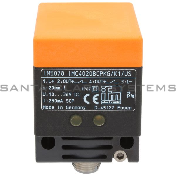 Efector IM5078 Inductive Sensor | IMC4020BCPKG/K1/US-100-DPA Product Image