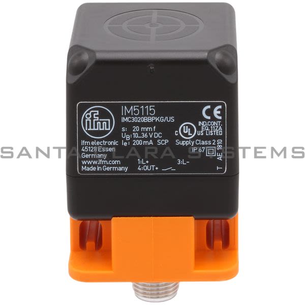 Efector IM5115 Inductive Sensor | IMC3020BBPKG/US-100-DPS Product Image