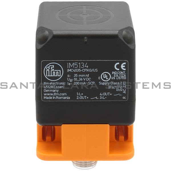 Efector IM5134 Inductive Sensor | IMC4035-CPKG/US-100-DPA Product Image