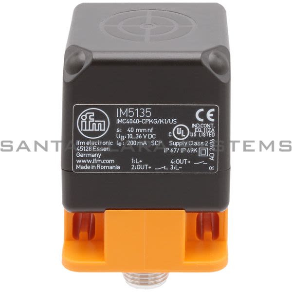 Efector IM5135 Inductive Sensor | IMC4040-CPKG/K1/US-100-DPA Product Image