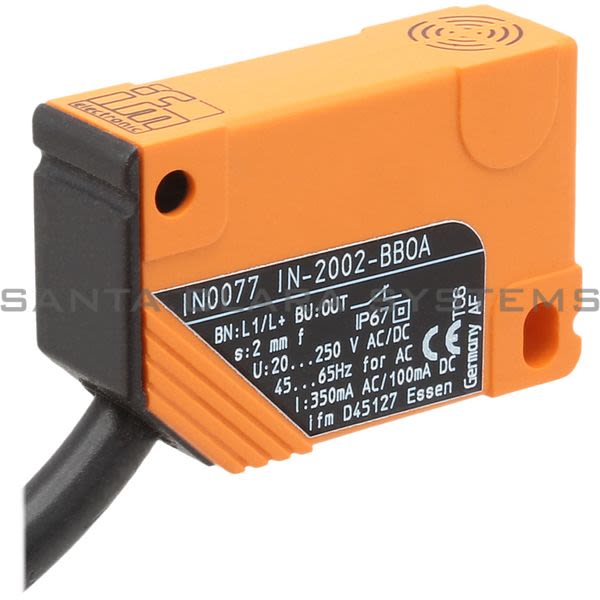 Efector IN0077 Inductive Sensor | IN-2002-BBOA Product Image