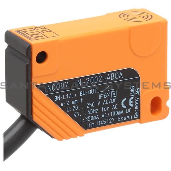 Efector IN0097 Inductive Sensor | IN-2002-ABOA Product Image