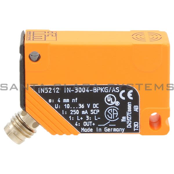 Efector IN5212  Inductive Sensor | IN-3004-BPKG/AS-610-TPS Product Image