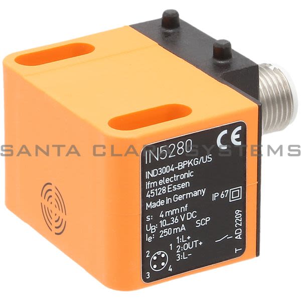 Efector IN5280 Inductive Sensor | IND3004-BPKG/US-100-KPS/A2 Product Image