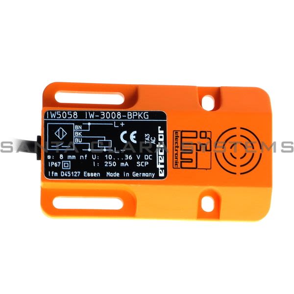 Efector IW5058 Inductive Sensor | IW-3008-BPKG Product Image